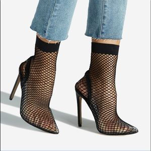 Fishnet heels